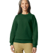 Gildan SF000 Adult Softstyle® Fleece Crew Sweatsh in Forest green