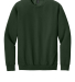 Gildan SF000 Adult Softstyle® Fleece Crew Sweatsh in Forest green