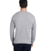 J America 8870 Adult Triblend Crewneck Sweatshirt in Grey triblend