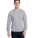 J America 8870 Adult Triblend Crewneck Sweatshirt in Grey triblend