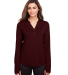 North End NE400W Ladies' Jaq Snap-Up Stretch Perfo in Burgundy