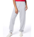 Hanes P650 Polyester Fleece Pant in Light steel