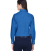 Harriton M600W Ladies' Long-Sleeve Oxford with Sta in French blue