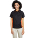 Harriton M586W Ladies' Flash IL Colorblock Short S in Black/ team orange