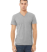 Bella + Canvas BC3005CVC Unisex CVC Jersey V-Neck  in Athletic heather