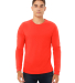 Bella + Canvas 3501 Unisex Jersey Long-Sleeve T-Sh in Poppy