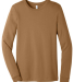 Bella + Canvas 3501 Unisex Jersey Long-Sleeve T-Sh in Toast