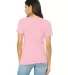 Bella + Canvas 6405 Ladies' Relaxed Jersey V-Neck  PINK
