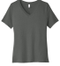 Bella + Canvas 6405 Ladies' Relaxed Jersey V-Neck  in Asphalt