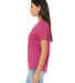 Bella + Canvas 6405 Ladies' Relaxed Jersey V-Neck  in Berry