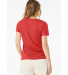 Bella + Canvas BC6405CVC Ladies' Relaxed Heather C in Heather red