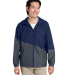Core 365 CE710 Unisex Techno Lite Colorblock Windb in Classic navy heather/ carbon