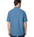DRI DUCK 4445 Men's Crossroad Dobby Short-Sleeve W in Slate blue