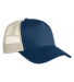 econscious EC7094 5-Panel Organic/RPET Trucker Cap in Pacific/ oyster