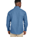 Harriton M540 Men's Denim Shirt-Jacket in Light denim