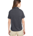 Harriton M585W Ladies' Advantage IL Short-Sleeve W in Dark charcoal