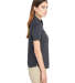 Harriton M585W Ladies' Advantage IL Short-Sleeve W in Dark charcoal