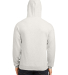 Jerzees 98CR Unisex NuBlend Billboard Hooded Sweat in Oatmeal heather/ white