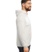 Jerzees 98CR Unisex NuBlend Billboard Hooded Sweat in Oatmeal heather/ white