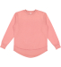 LA T 3525 Ladies' Weekend Tunic Fleece in Mauvelous