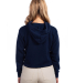 Next Level Apparel 9384 Ladies' Cropped Pullover H in Midnight navy