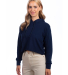 Next Level Apparel 9384 Ladies' Cropped Pullover H in Midnight navy