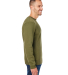 J America 8424JA Unisex Premium Fleece Sweatshirt in Military green