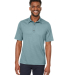 North End NE102 Men's Replay Recycled Polo in Opal blue