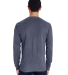 Hanes GDH200 Unisex Garment-Dyed Long-Sleeve T-Shi in Anchor slate