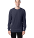 Hanes GDH200 Unisex Garment-Dyed Long-Sleeve T-Shi in Anchor slate