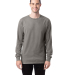 Hanes GDH200 Unisex Garment-Dyed Long-Sleeve T-Shi in Concrete grey