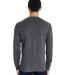 Hanes GDH200 Unisex Garment-Dyed Long-Sleeve T-Shi in New railroad grey