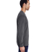 Hanes GDH200 Unisex Garment-Dyed Long-Sleeve T-Shi in New railroad grey
