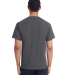 Hanes GDH150 Unisex Garment-Dyed T-Shirt with Pock in New railroad grey