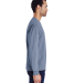 Hanes GDH250 Unisex Garment-Dyed Long-Sleeve T-Shi in Saltwater
