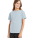 Hanes GDH175 Youth Garment-Dyed T-Shirt in Soothing blue