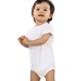 SubliVie 4610 Infant Sublimation Polyester Bodysui in White