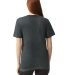 American Apparel 2006CVC Unisex CVC V-Neck T-Shirt in Heather charcoal