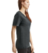 American Apparel 2006CVC Unisex CVC V-Neck T-Shirt in Heather charcoal