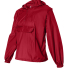 Augusta Sportswear 3130 Hooded Nylon Half Zip Pull in Red