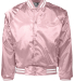 Augusta Sportswear 3610 Unisex Striped Trim Satin  in Light pink/ white
