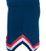 Augusta Sportswear 9146 Girls' Pike Skirt in Navy/ red/ white