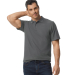 Gildan 64800 Men's Softstyle Double Pique Polo in Charcoal