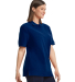 Gildan 85800 Unisex Midweight Double Pique Polo in Navy
