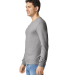 Gildan 67400 Unisex Softstyle CVC Long Sleeve T-Sh in Cement