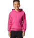 Gildan SF500B Youth Softstyle Midweight Fleece Hoo in Pink lemonade