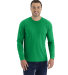 Next Level Apparel 6211 Unisex CVC Long-Sleeve T-S in Kelly green