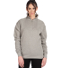 Next Level Apparel 9643 Unisex Fleece Quarter-Zip in Heather grey