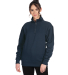 Next Level Apparel 9643 Unisex Fleece Quarter-Zip in Midnight navy