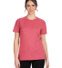 Next Level Apparel 6600 Ladies' Relaxed CVC T-Shir in Heather mauve